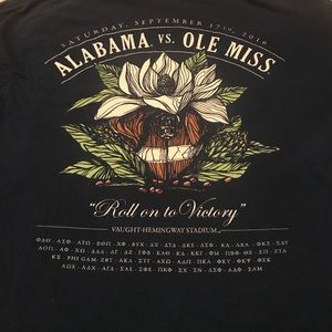 Alabama v. Ole Miss 2016 comfort colors t-shirt